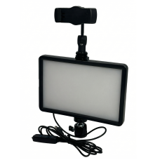 Светодиодная LED панель RAG на шарнире с быстросъемным держателем телефона