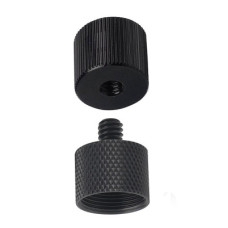 Переходник с резьбы 5/8"(F) на резьбу 1/4"(F), черный