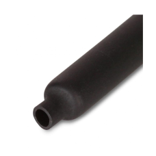 Термоусадочная трубка 8/4 мм, черная, отрезок 65 см