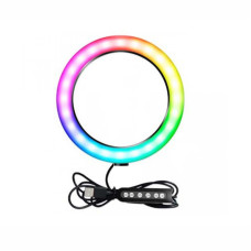 Кольцевая лампа RGB 20 см (без держателя и шарнира, с плоской задней частью) Кольцевая лампа RGB 20 см (без держателя и шарнира, с плоской задней частью)