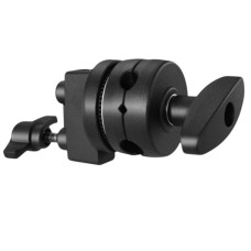 Соединительный элемент на штатив 16 мм с 4 отверстиями 7 мм, 15 мм, 4 мм, 11 мм, металл, цвет черный