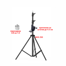 Крепление для камеры с резьбой 1/4, на штативе BHS-250