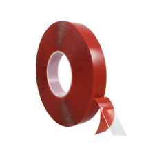 Двусторонний скотч прозрачный 6 мм, отрезок 1 см (Не нарезаем)