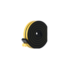 Самоклеящийся уплотнитель, EPDM резина, 6х20 мм, отрезок 1 см (Не нарезаем)